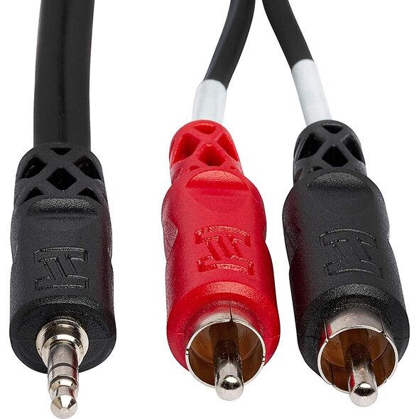 Kabel Hosa Jack 3.5mm - RCA (Cinch) x2 3m czarny (CMR-210)