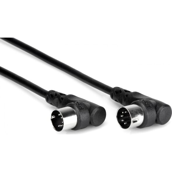 Kabel Hosa Hosa - Kabel MIDI kątowy 1.5m czarny