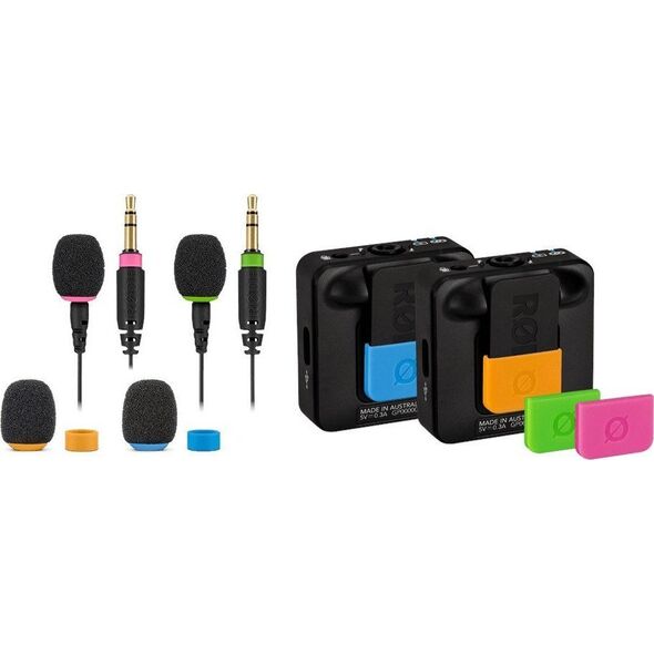Rode Colors 2 Kolorowe nakładki na Wireless GO i Lavalier
