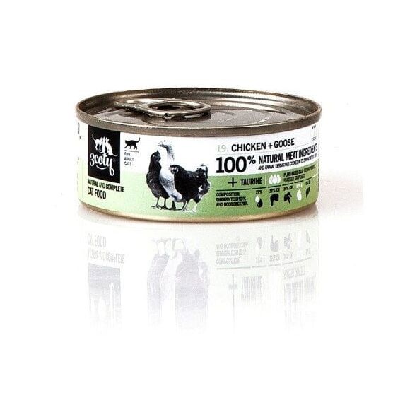 3Coty CHICKEN + GOOSE for Adult cats 80g