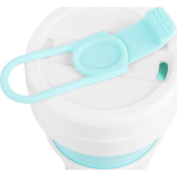 Πτυσσόμενο σιλικονούχο κύπελλο NILS NC4103 335 ML μέντα