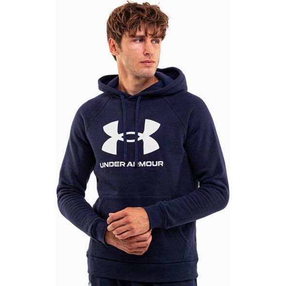 Under Armour Bluza męska Under Armour Rival Fleece Logo HD granatowa 1379758 410 S