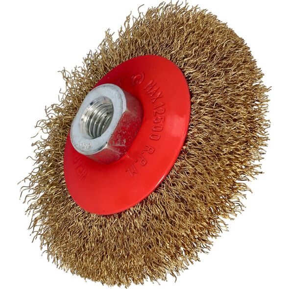 DRAUMET DRAUMET Szczotka kątowa mosiądzowana z gwintem M14 120 25 one size