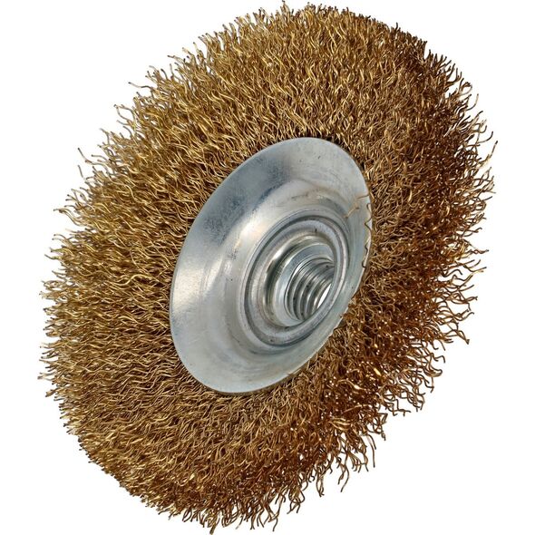 DRAUMET DRAUMET Szczotka kątowa mosiądzowana z gwintem M14 120 25 one size