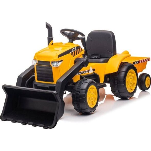 Lean Cars Traktor Na Akumulator Z Przyczepą S617 Żółty