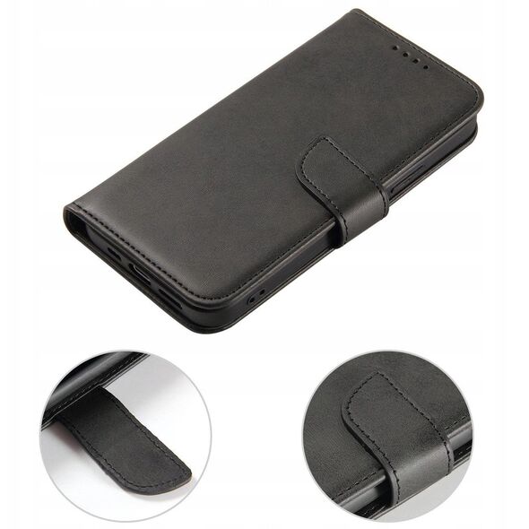 Θήκη Magnet Case με καπάκι για Samsung Galaxy S24 FE - μαύρο