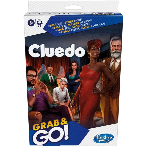 Επιτραπέζιο παιχνίδι Hasbro Gaming Cluedo travel game, FI,SE,NO,DA