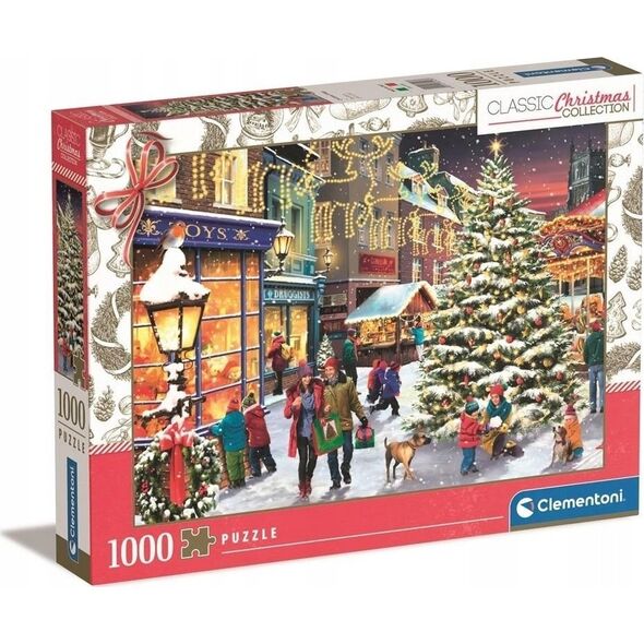 Clementoni CLE puzzle 1000 HQC Christmas Village 81503