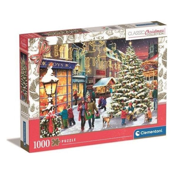 Clementoni CLE puzzle 1000 HQC Christmas Village 81503