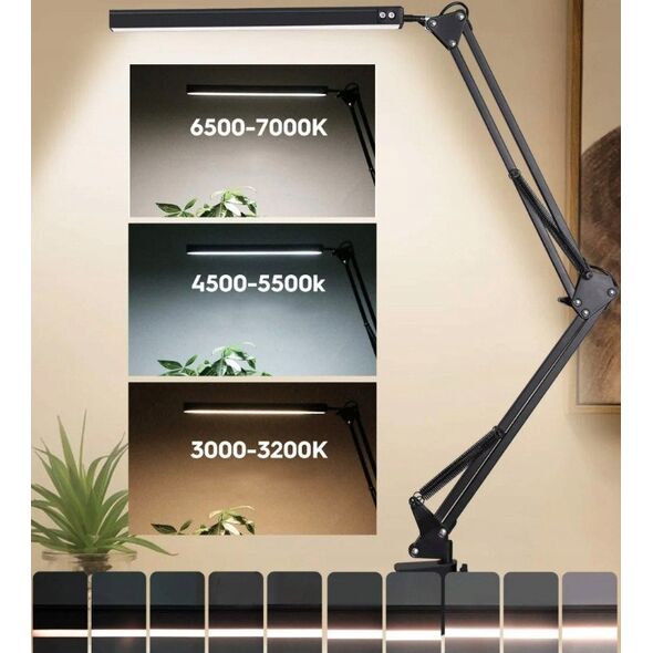 Λάμπα σχεδιαστή γραφείου LED K711T με ρυθμιζόμενη βάση