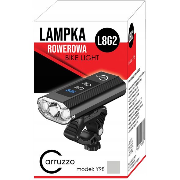 Φωτιστικό ποδηλάτου L8G2 CREE 1200 μακρινή/κοντινή δέσμη