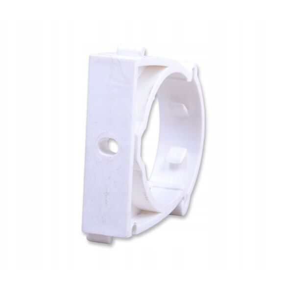 Κλιπ σωλήνα Elektroplast Stróża UZ 47 07.15 κλειστό λευκό