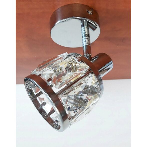 Φωτιστικό τοίχου KRIS Venus KR 373-1W Kinkiet 1x40W E14 χρώμιο