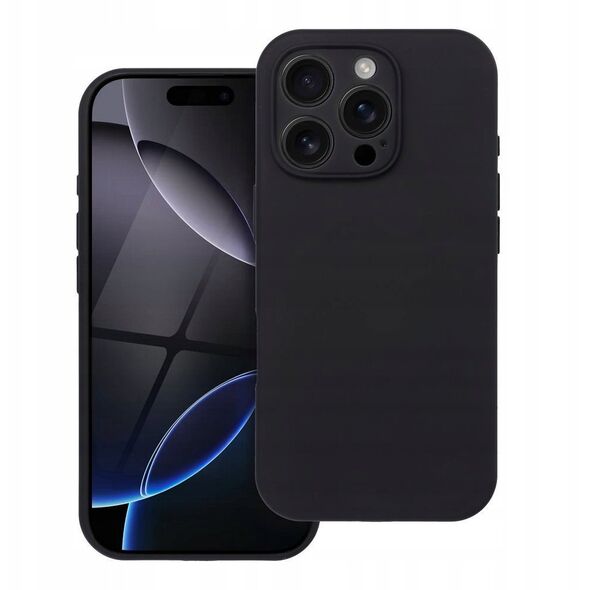 Θήκη SILICONE 2mm για IPHONE 15 Pro Max συμβατή με MagSafe μαύρη