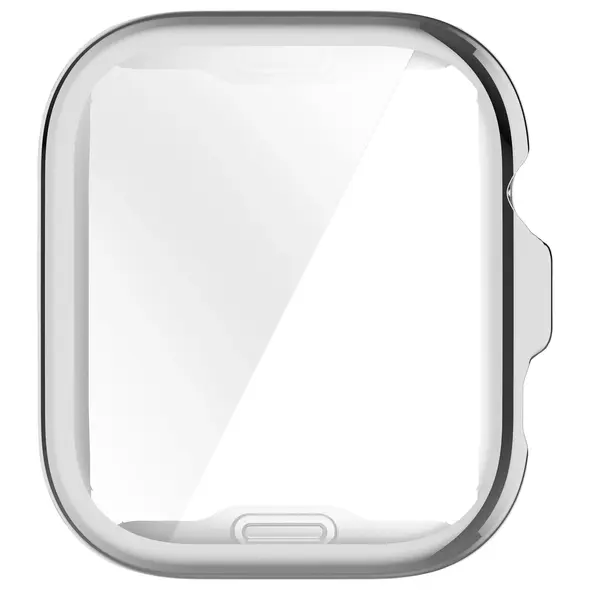 Etui z osłoną ekranu Bizon Case Watch Felipe do Huawei Watch Fit 4 srebrne