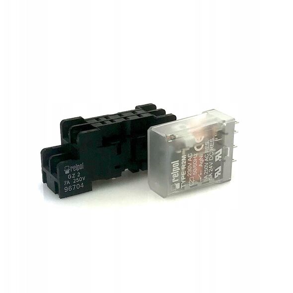 Βιομηχανικό ρελέ 2P 5A 24V DC R2M-2012-23-1024 617171 Relpol.
