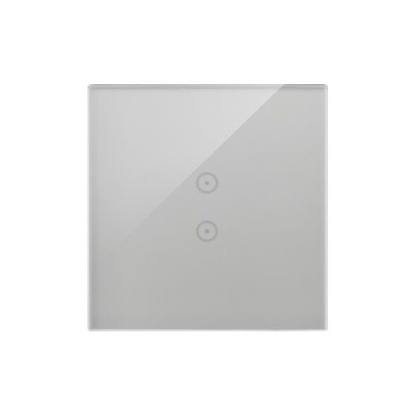Πάνελ αφής Kontakt-Simon 54 Touch DSTR13/71 ένα μοντέλο δύο κάθετα πεδία αφής ασημί ομίχλη