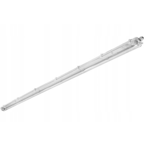 Στεγανό φωτιστικό LED GTV Hagen LD-HAG136-30 136 T8 G13 IP65 PC/PC LED μονόπλευρη τροφοδοσία λευκό
