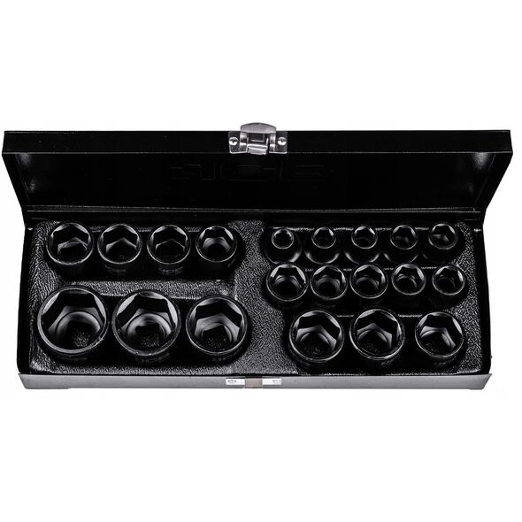 Σετ καρυδάκια κρούσης 1/2" 20 τεμ. (6-γωνιακά) (8-32mm)