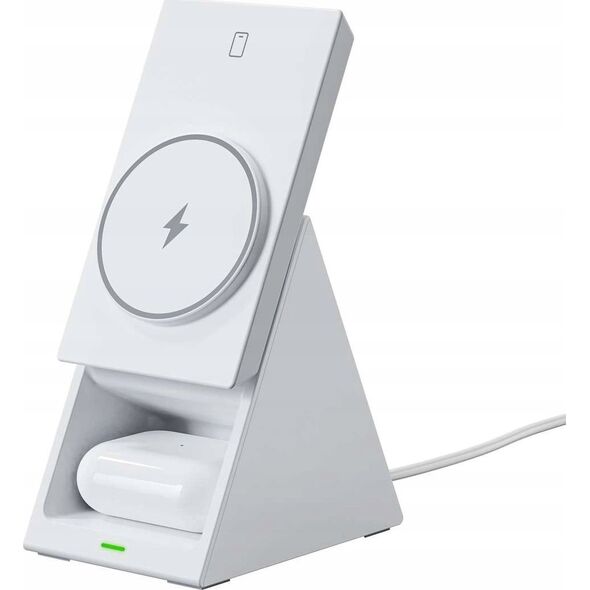 Ładowarka Choetech Stacja ładująca indukcyjna 3w1 Choetech T600 15W - biała