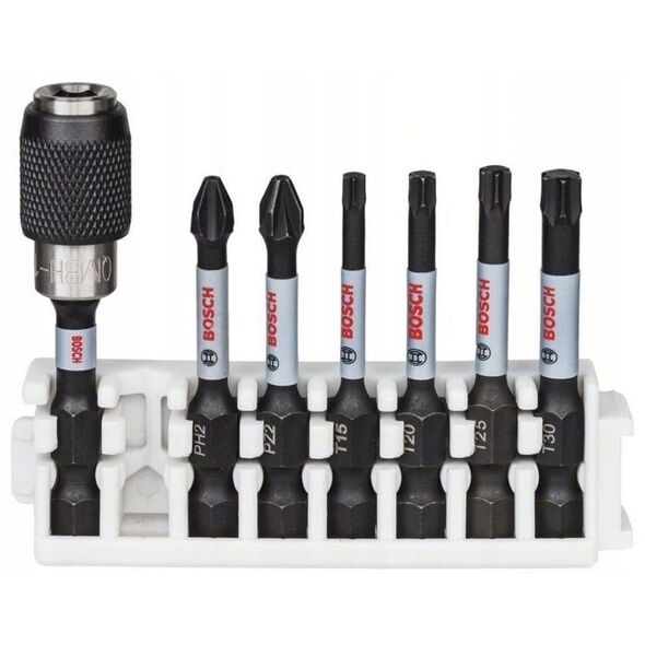 7PC Impact 50mm PH2,PZ2,T15-30+Uch.magn.