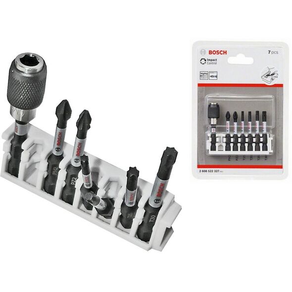 7PC Impact 50mm PH2,PZ2,T15-30+Uch.magn.