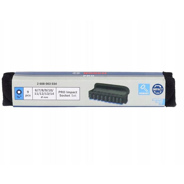 Σετ καρυδάκια 1/4" 9 τεμ S PRO Se