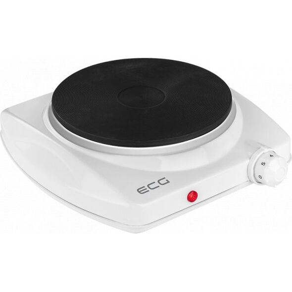 Ηλεκτρική εστία πάγκου ECG EV 1512, λευκή, 1 καυστήρας.