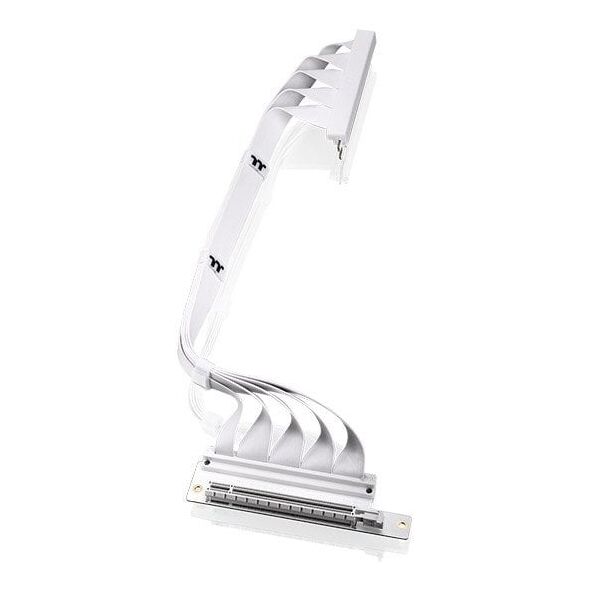 Καλώδιο Riser PCI-E 4.0 Dual 90 Degree 400mm Snow της Thermaltake