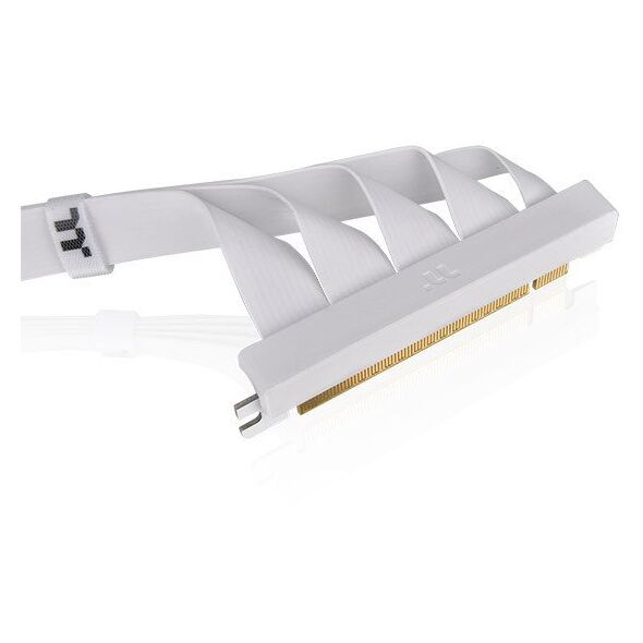 Καλώδιο Riser PCI-E 4.0 Dual 90 Degree 400mm Snow της Thermaltake