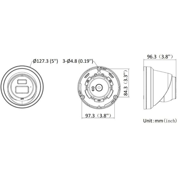 KAMERA IP DS-2CD2383G2-LI2U(2.8MM)(BLACK)/PL Smart Hybrid Light AcuSense - 8Mpx 4K UHD 2.8mm Hikvision