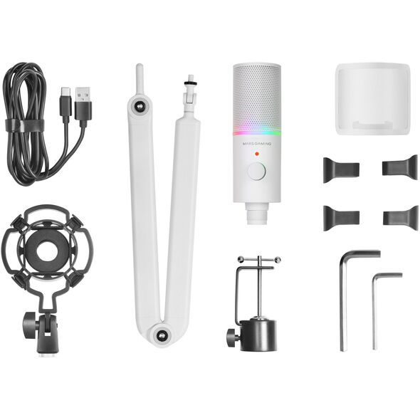 Mars Gaming MMIC Studio Microphone with arm USB-C / RGB