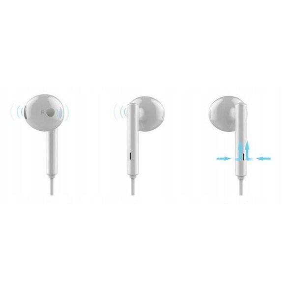 Słuchawki - ZESTAW SŁUCHAWKOWY HUAWEI AM115 WHITE BULK