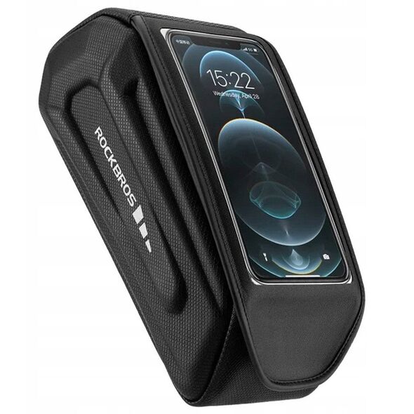 Torba rowerowa Rockbros 30120064001 wodoodporna na ramę z pokrowcem na telefon - czarna