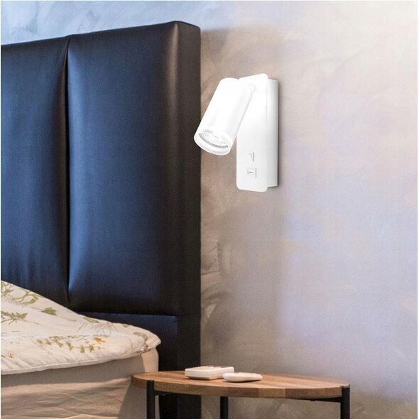 Φωτιστικό τοίχου LVT Ring 8306 απλίκα 1x35W 220-240V AC 50/60Hz GU10 λευκό