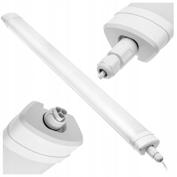 Στεγανό φωτιστικό OMNIA MAX BIS LED 90W GTV 9000lm 4000K AC180-250V IP65 150cm λευκό LD-OMN150B-90M
