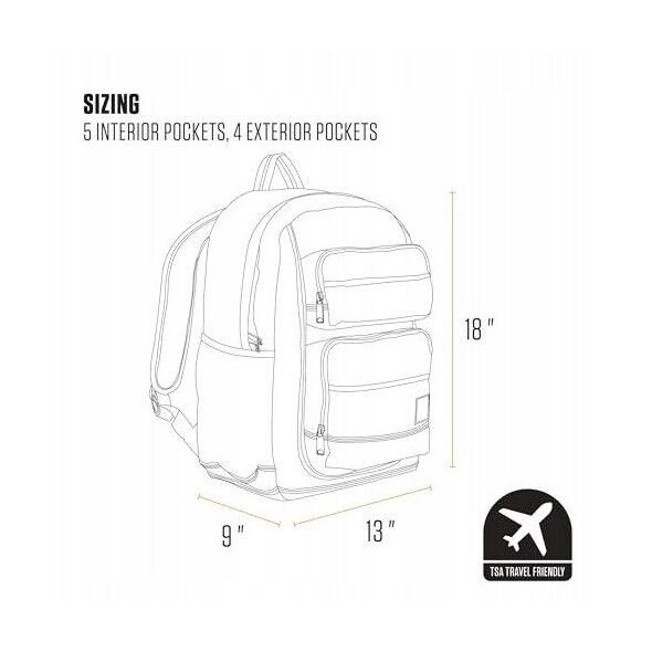 Σακίδιο Carhartt Μονής Θήκης 27 L Μαύρο