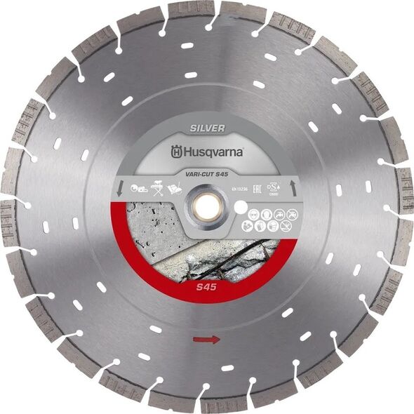 Husqvarna Diamond disc for concrete HUSQVARNA Vari-Cut S45 400x25,4mm