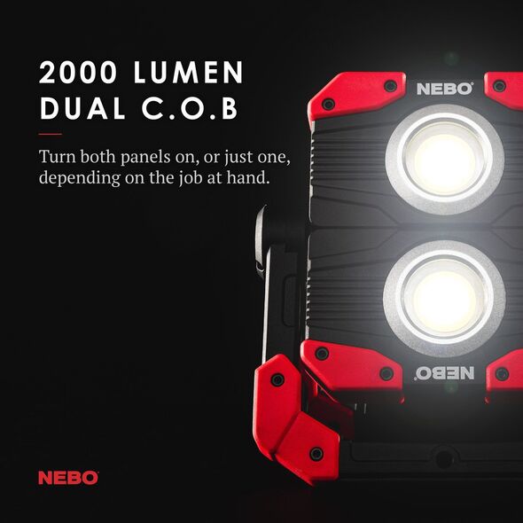 Φως εργασίας Nebo Omni 2K 2000 Lm Επαναφορτιζόμενο