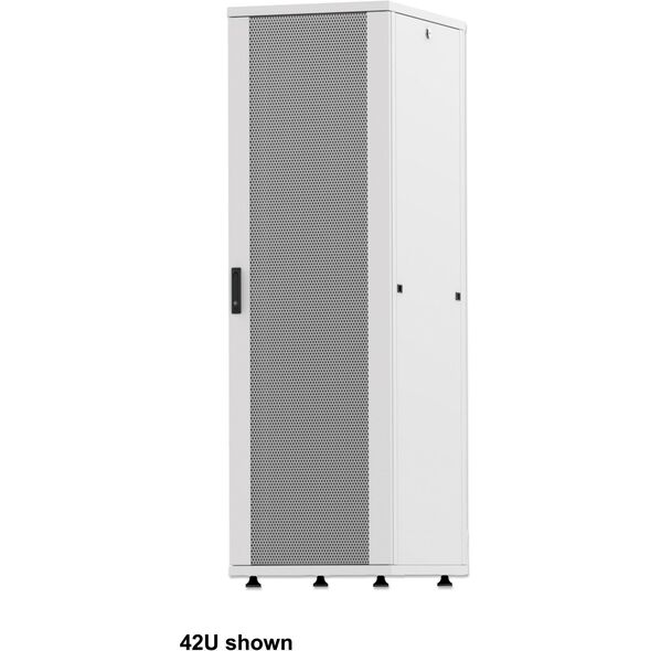 INTELLINET 48,3 cm 19 ιντσών Serverschrank Basic Line 36 HE 1766x600x1000mm ΥxΠxΒ Flatpack Φορτίο 600kg γκρι