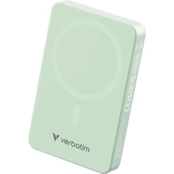 Verbatim Essential Power Bank μαγνητική ασύρματη 10000mAh πράσινο 32228