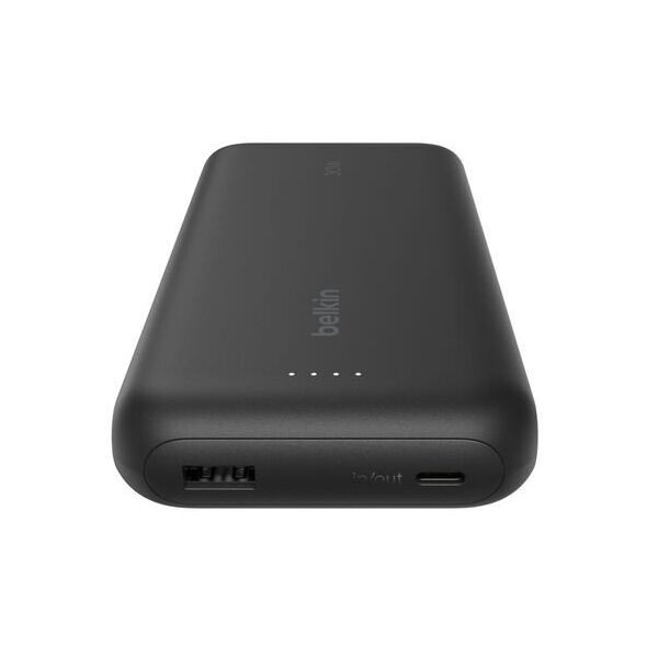 Φορητός φορτιστής Belkin 20.000mAh μαύρο 30W με ενσωματωμένο καλώδιο USB-C BPB024hqBK