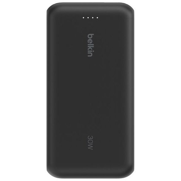 Φορητός φορτιστής Belkin 20.000mAh μαύρο 30W με ενσωματωμένο καλώδιο USB-C BPB024hqBK