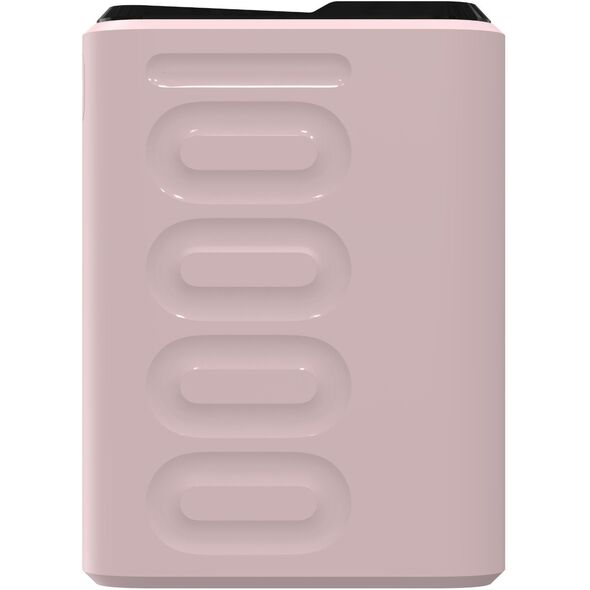 Φορητός φορτιστής RealPower PB-10000C PD+ με 3xType-C, Ροζ
