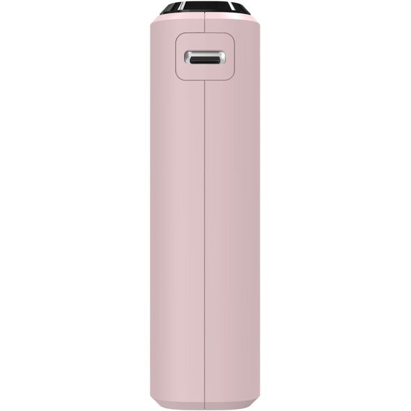 Φορητός φορτιστής RealPower PB-10000C PD+ με 3xType-C, Ροζ
