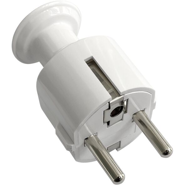 Απλός βύσμα Uni-Schuko 16A, 230V, λευκό