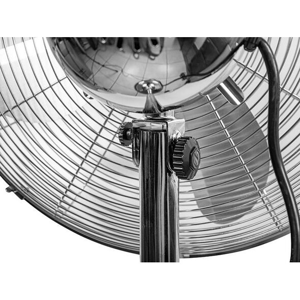 44-655# Ανεμιστήρας δαπέδου 16" 60w ασημί μεταλλικός