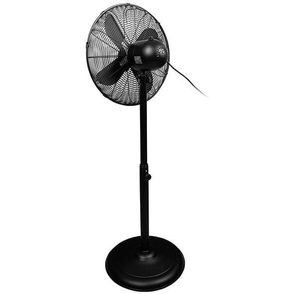 44-656# Ανεμιστήρας δαπέδου 16" 60w μαύρος μεταλλικός