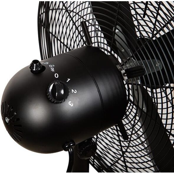 44-656# Ανεμιστήρας δαπέδου 16" 60w μαύρος μεταλλικός