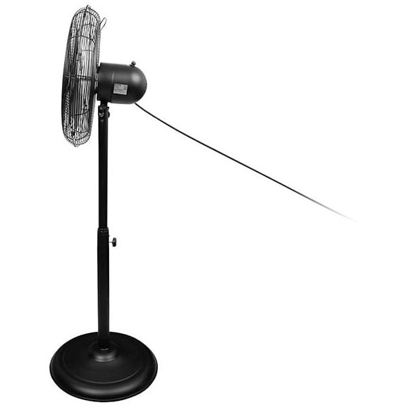 44-656# Ανεμιστήρας δαπέδου 16" 60w μαύρος μεταλλικός